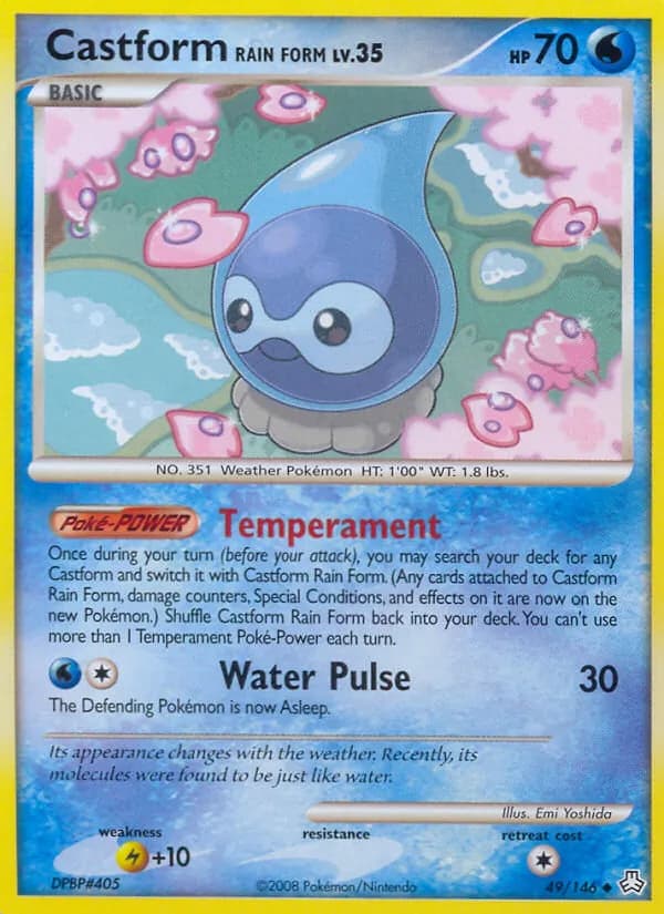Castform Rain Form — Legends Awakened, Uncommon