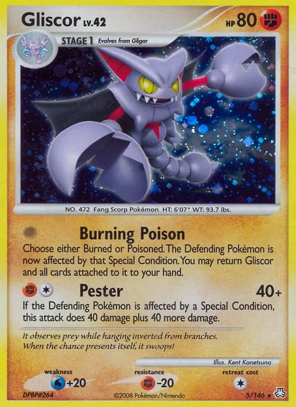 Gliscor — Legends Awakened, Rare Holo