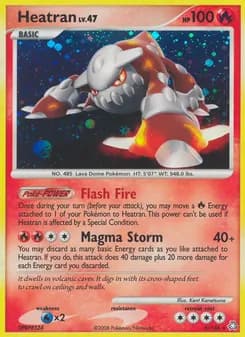 Heatran — Legends Awakened — Rare Holo