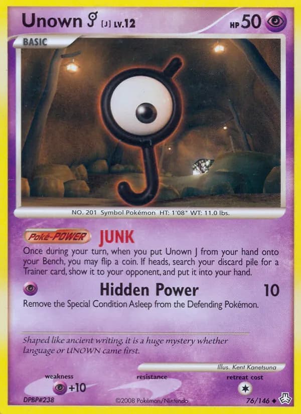 Unown J — Legends Awakened, Uncommon