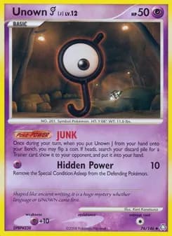 Unown J — Legends Awakened — Uncommon