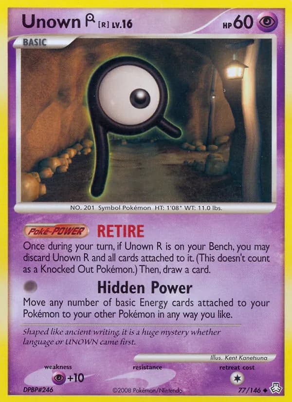Unown R — Legends Awakened, Uncommon