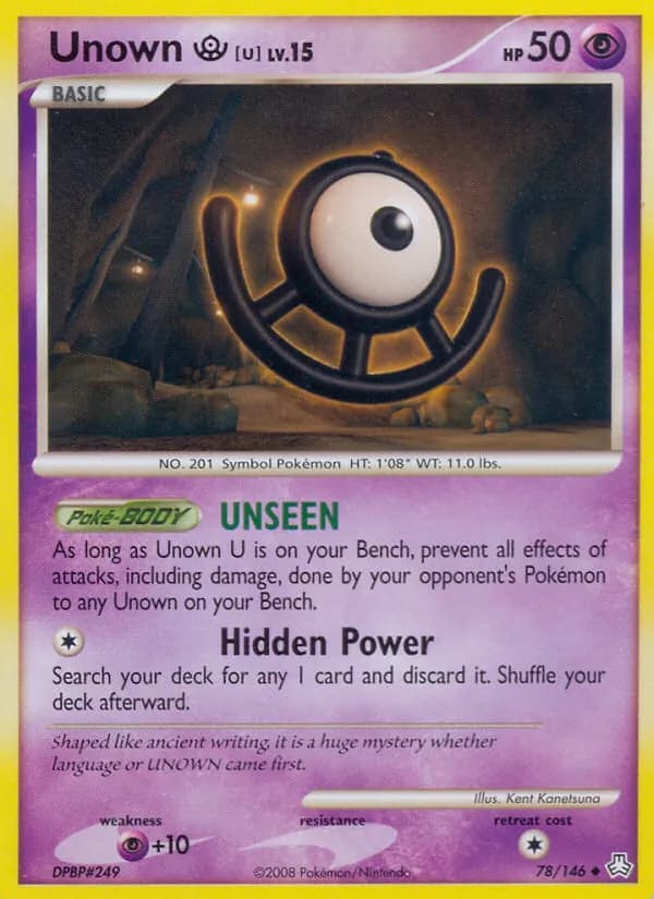 Unown U — Legends Awakened, Uncommon