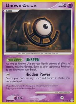 Unown U — Legends Awakened — Uncommon