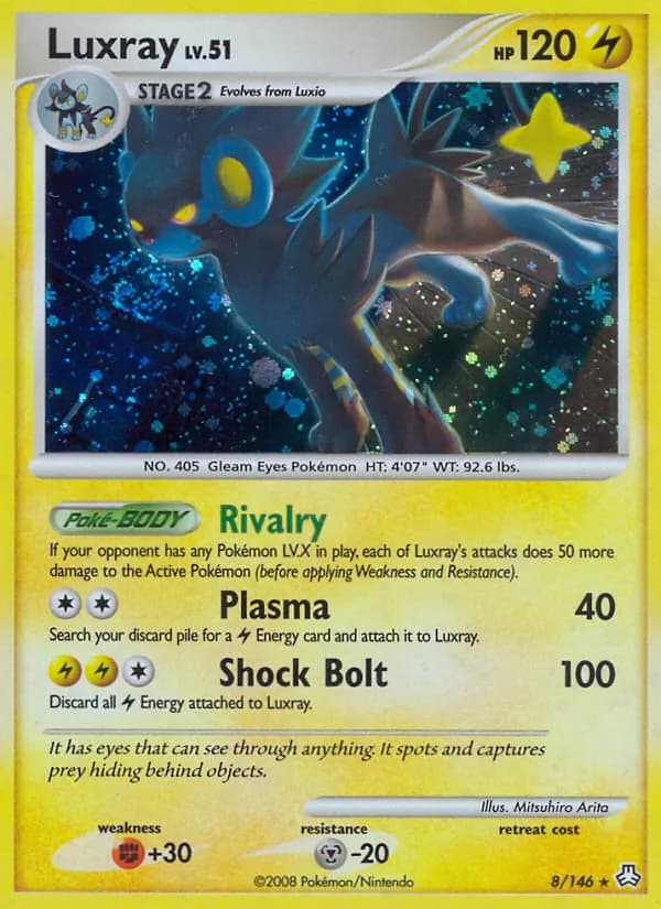 Luxray — Legends Awakened, Rare Holo