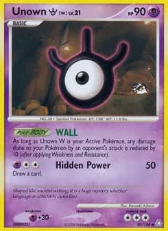 Unown W — Legends Awakened — Uncommon