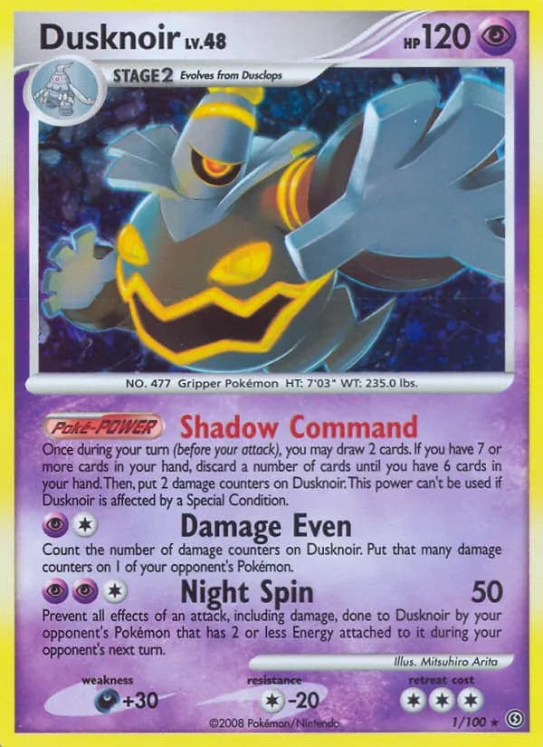 Dusknoir — Stormfront, Rare Holo