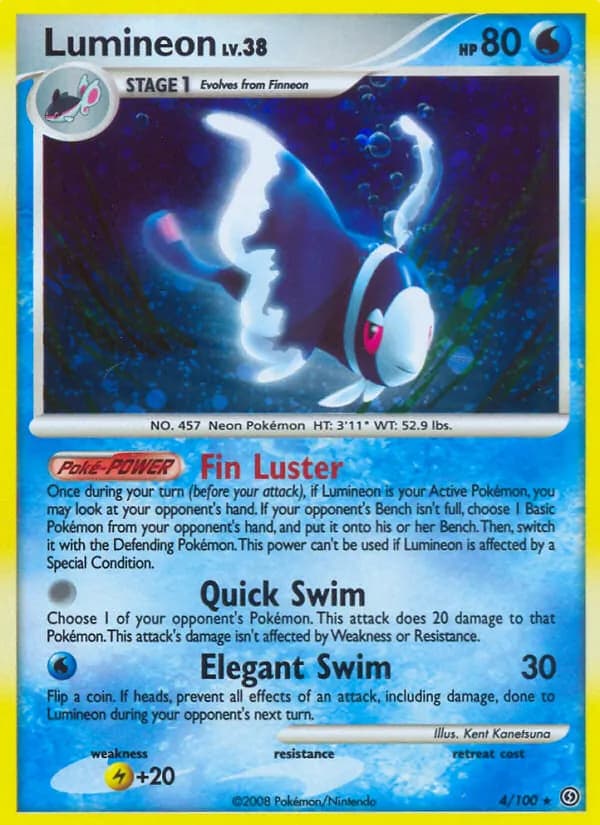 Lumineon — Stormfront, Rare Holo