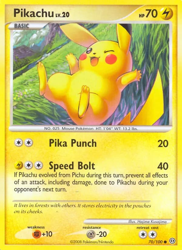 Pikachu — Stormfront, Common