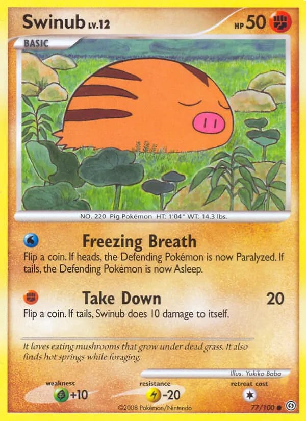 Swinub — Stormfront, Common