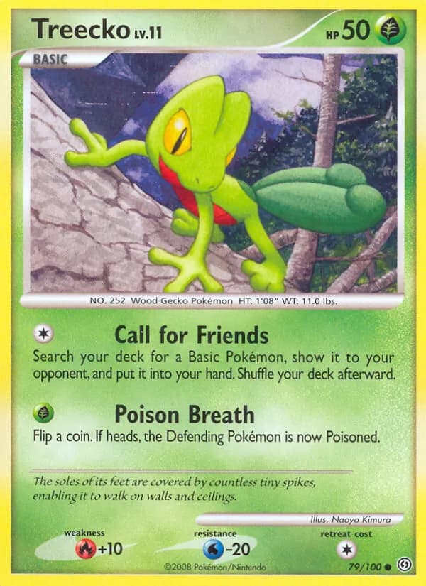 Treecko — Stormfront, Common