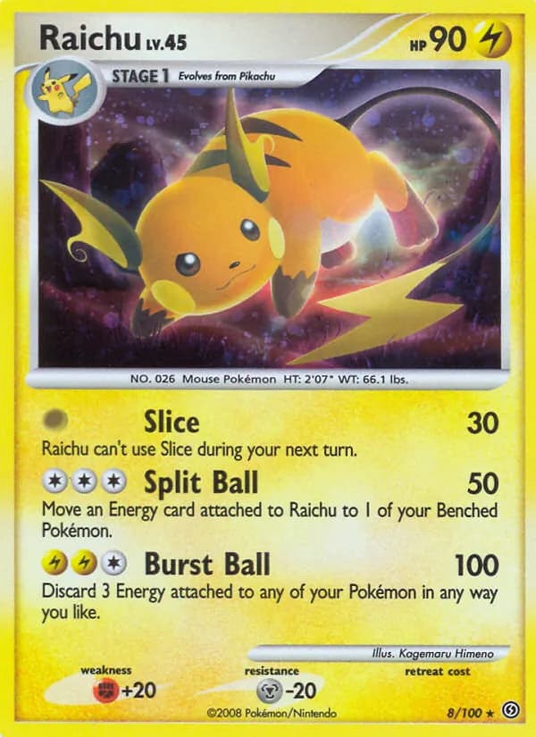 Raichu — Stormfront, Rare Holo