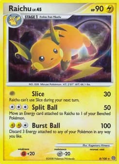 Raichu — Stormfront — Rare Holo