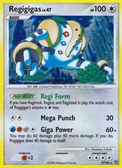 Regigigas — Stormfront — Rare Holo