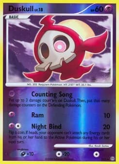 Duskull — Stormfront — Rare Holo LV.X