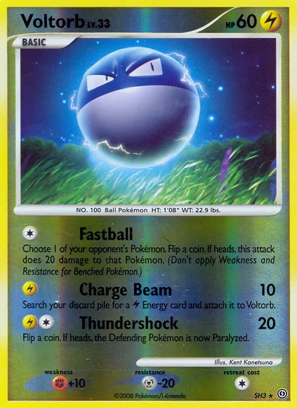 Voltorb — Stormfront, Rare Holo LV.X