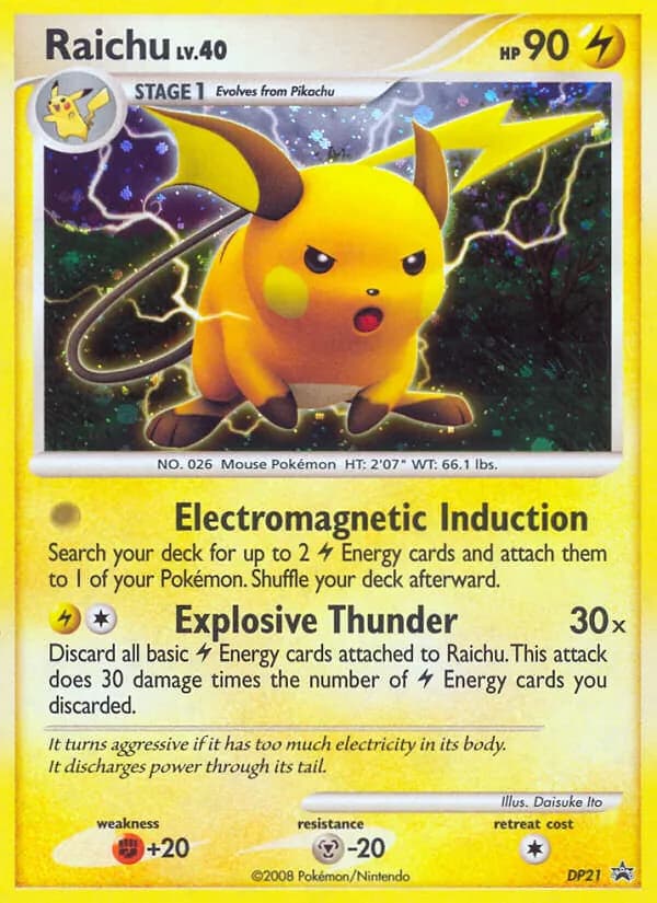 Raichu — DP Black Star Promos, Common