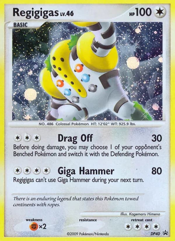 Regigigas — DP Black Star Promos, Common