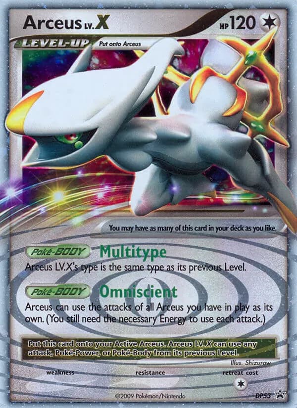 Arceus — DP Black Star Promos, Common