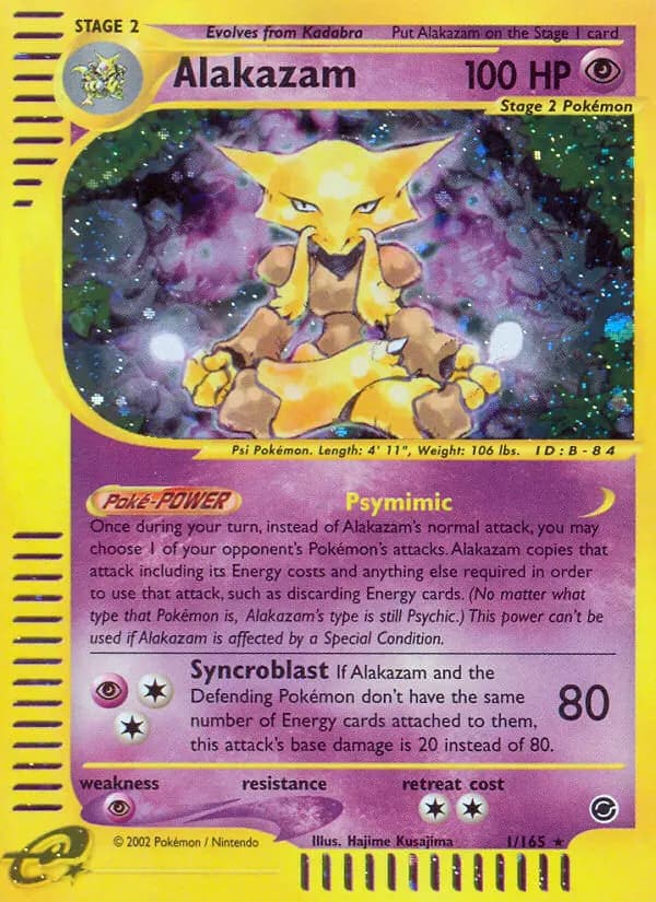 Alakazam — Expedition Base Set, Rare