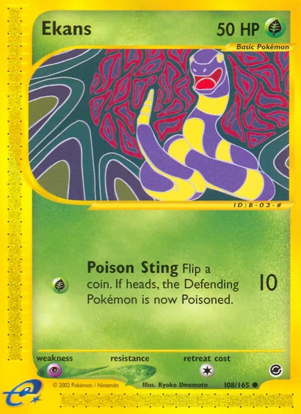 Ekans — Expedition Base Set, Common