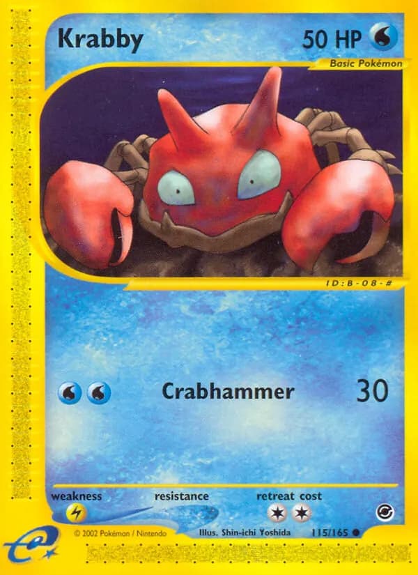 Krabby — Expedition Base Set, Common