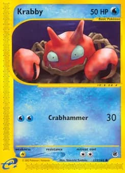 Krabby — Expedition Base Set — Common