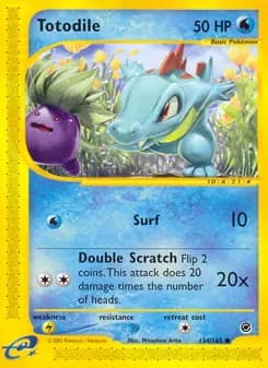 Totodile — Expedition Base Set — Common