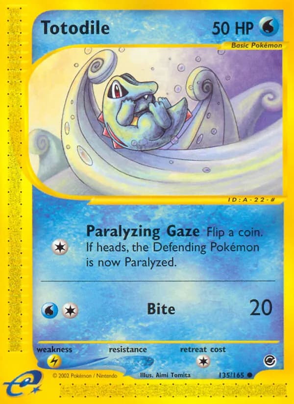 Totodile — Expedition Base Set, Common