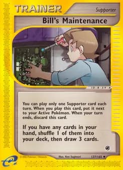 Bill's Maintenance — Expedition Base Set — Uncommon