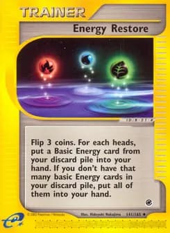 Energy Restore — Expedition Base Set — Uncommon