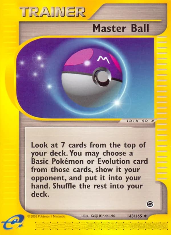 Master Ball — Expedition Base Set, Uncommon