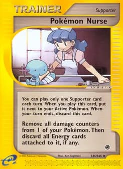 Pokémon Nurse — Expedition Base Set — Uncommon