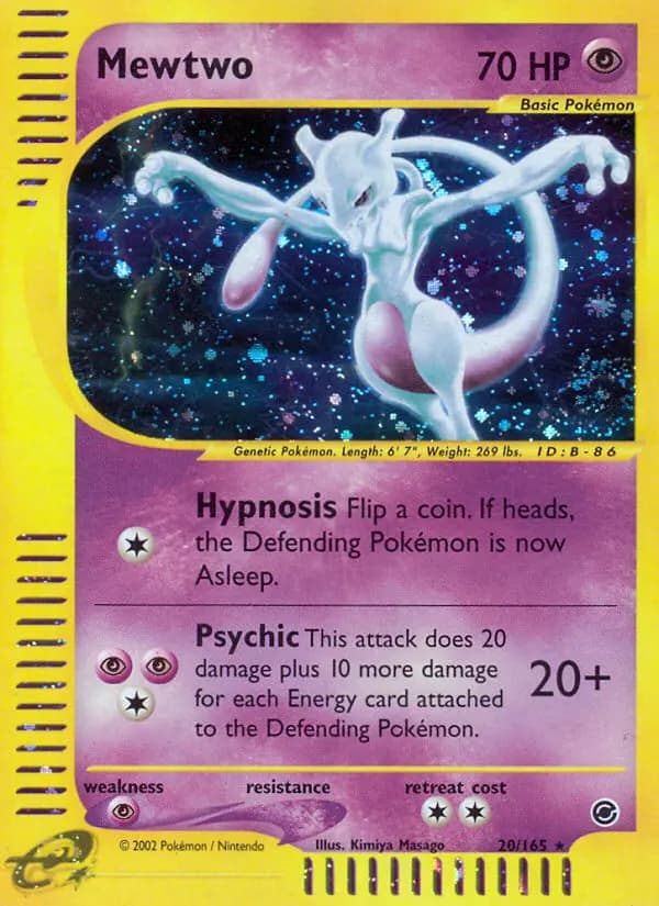 Mewtwo — Expedition Base Set, Rare