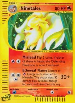 Ninetales — Expedition Base Set — Rare