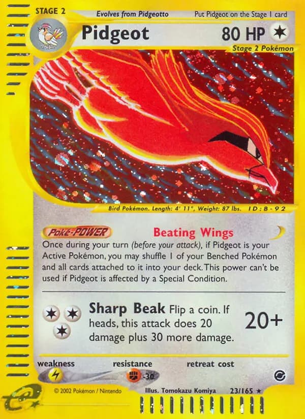 Pidgeot — Expedition Base Set, Rare