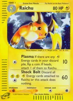 Raichu — Expedition Base Set — Rare