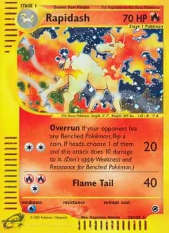 Rapidash — Expedition Base Set — Rare