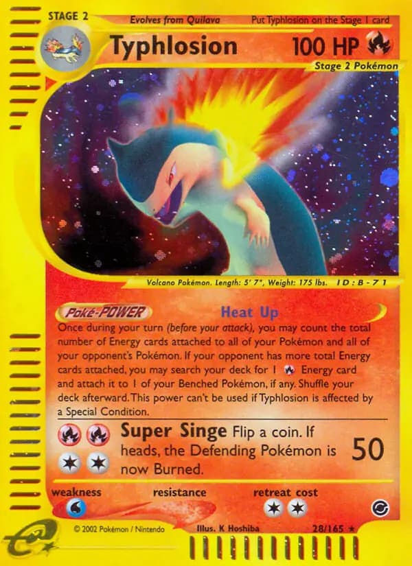 Typhlosion — Expedition Base Set, Rare