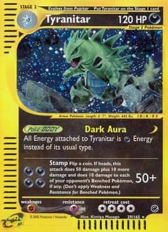 Tyranitar — Expedition Base Set — Rare