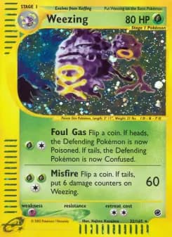 Weezing — Expedition Base Set — Rare
