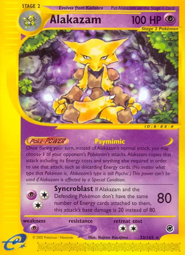 Alakazam — Expedition Base Set, Rare