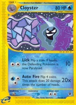 Cloyster — Expedition Base Set — Rare