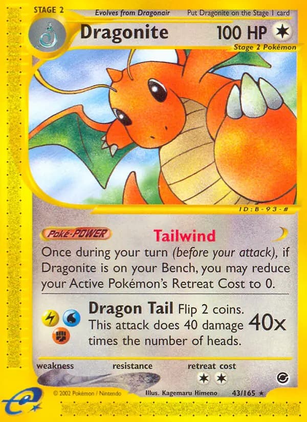 Dragonite — Expedition Base Set, Rare