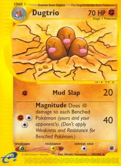 Dugtrio — Expedition Base Set — Rare