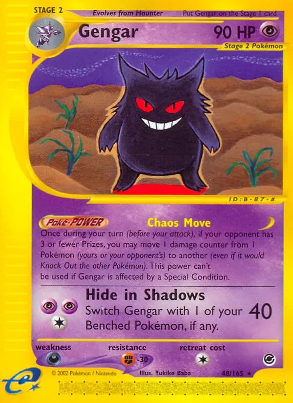 Gengar — Expedition Base Set, Rare
