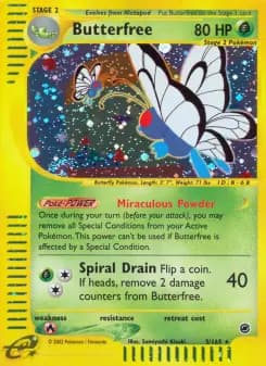 Butterfree — Expedition Base Set — Rare
