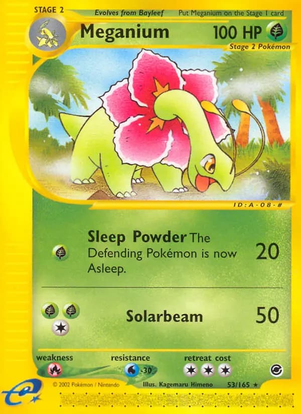 Meganium — Expedition Base Set, Rare