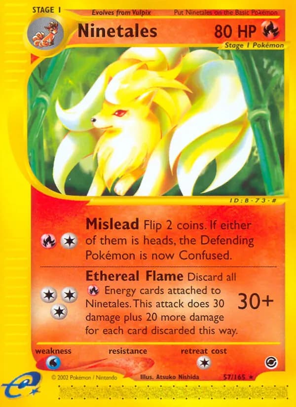 Ninetales — Expedition Base Set, Rare