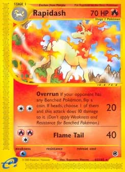 Rapidash — Expedition Base Set — Rare